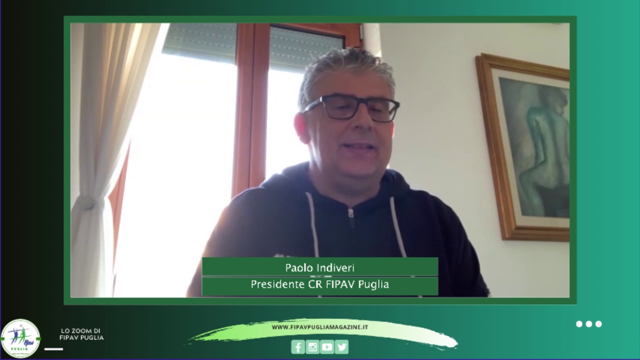11-04-2020: #fipavpuglia – Il commento di Paolo Indiveri alla chiusura dei campionati
