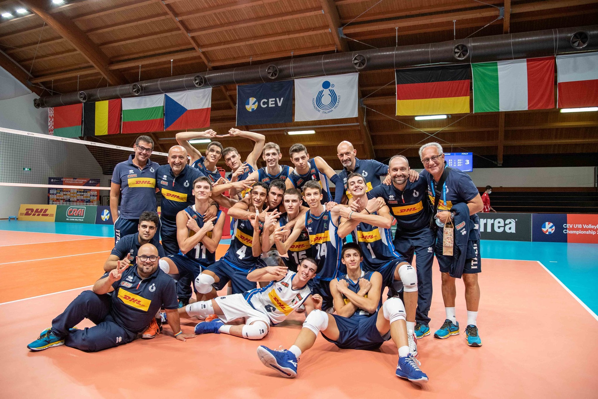 07-09-2020: #EuroVolleyU18M – L’Italia batte il Belgio e vola in semifinale