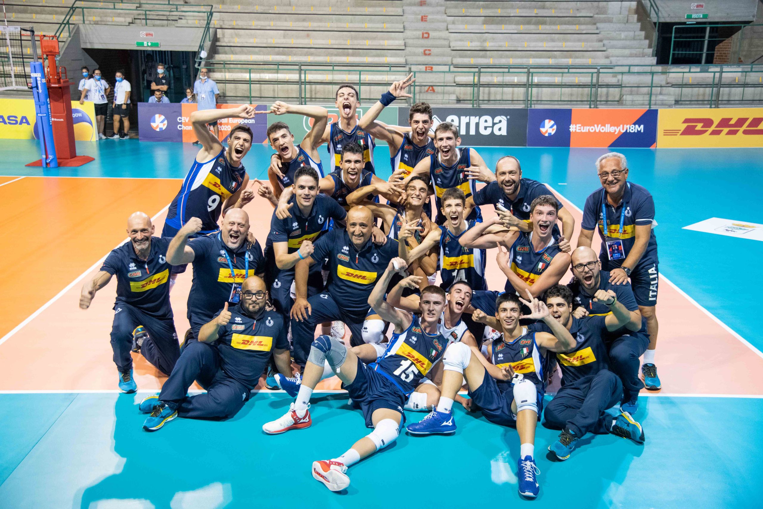12-09-2020: #EuroVolleyU18M – Italia U18M, continua il sogno europeo. Domani la finale con la Repubblica Ceca a Lecce