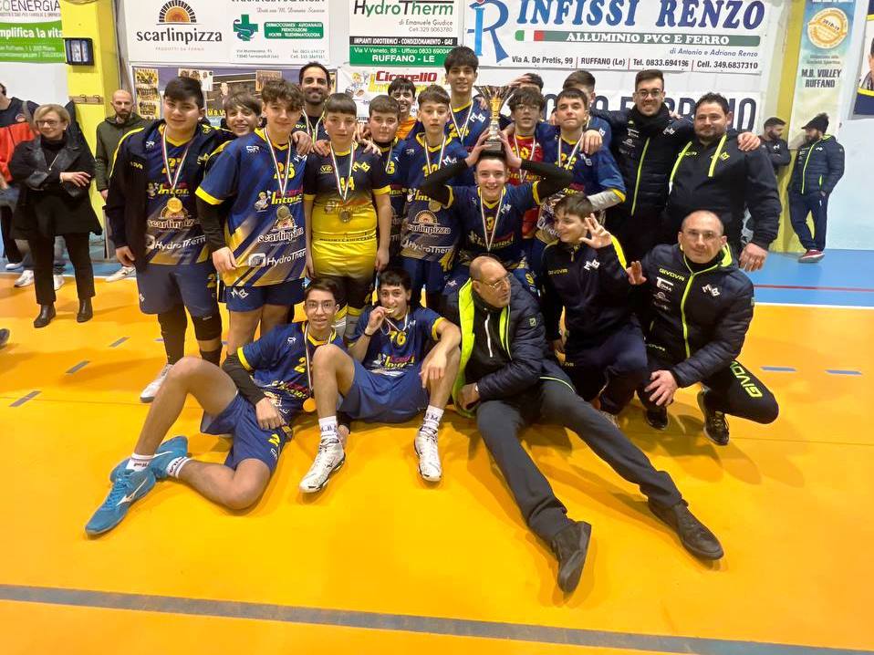 15-02-2023: #fipavlecce – M.B. Volley Ruffano campione territoriale U15M