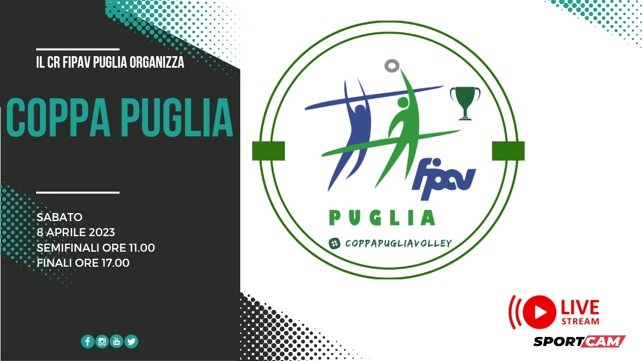 04-04-2023: #coppapugliavolley – Torna la Coppa Puglia, sabato 8 aprile le Final4