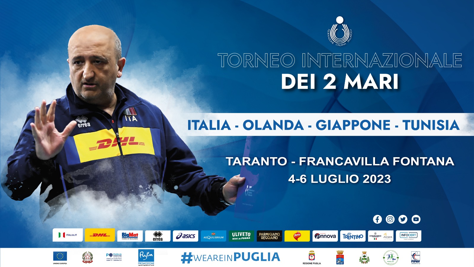 28-06-2023: #fipavpuglia – Aperta la prevendita per il Torneo internazionale dei 2 mari