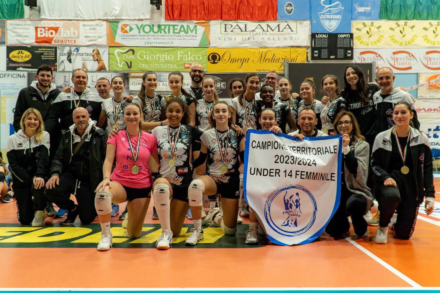 27-03-2024: #fipavlecce – SIS Med Cutrofiano campione territoriale U14F FIPAV Lecce