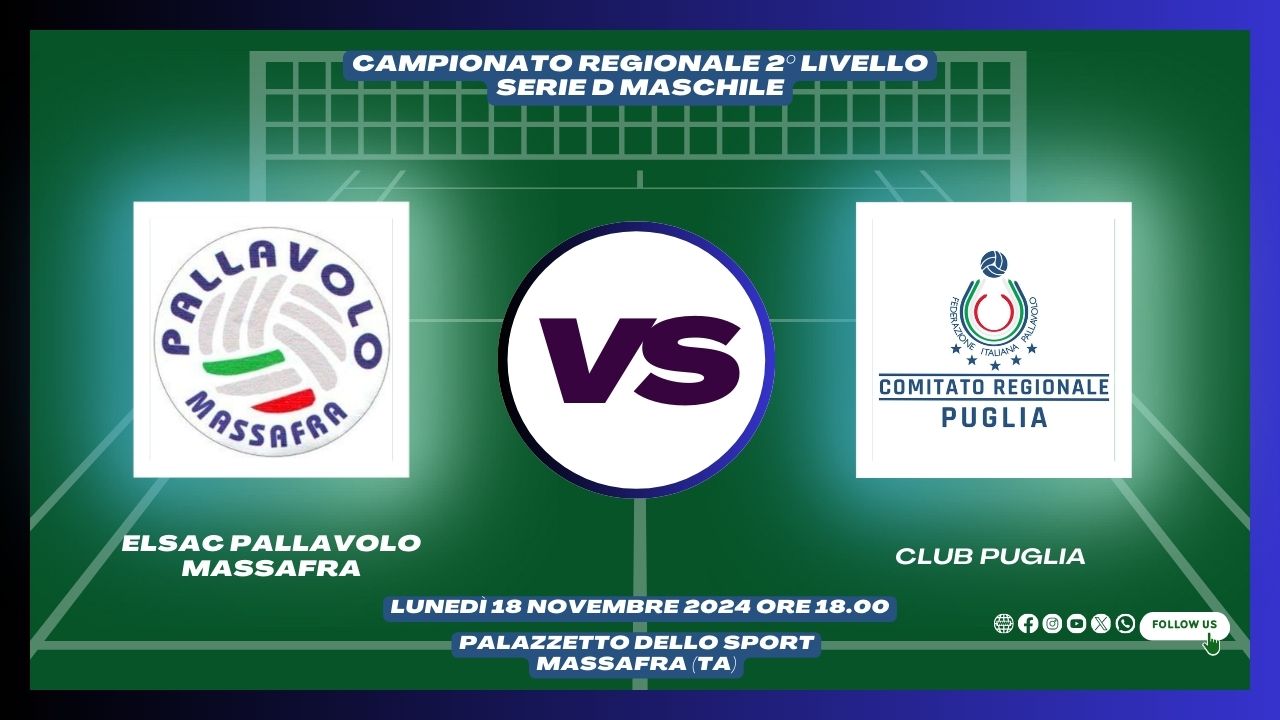 13-11-2024: #fipavpuglia – Club Puglia maschile, i 14 di Stomeo per la gara con Massafra