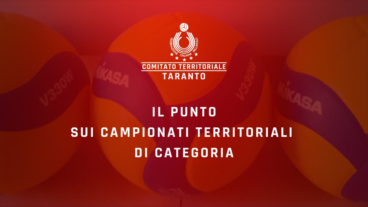 12-12-2024: #fipavtaranto – Il punto sui campionati di categoria