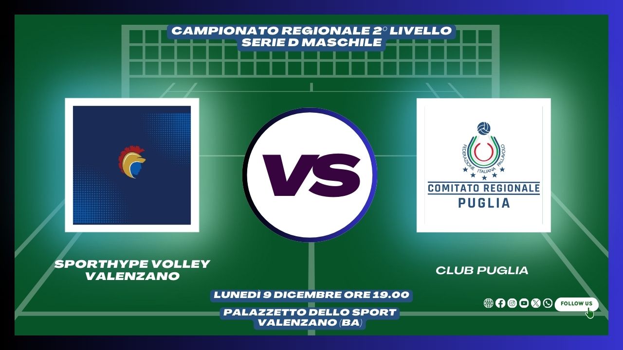 06-12-2024: #fipavpuglia – Club Puglia maschile, i 14 di Stomeo per l’impegno sul campo di Valenzano