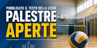 11-06-2026: Pubblicato il testo della legge “Palestre Aperte”