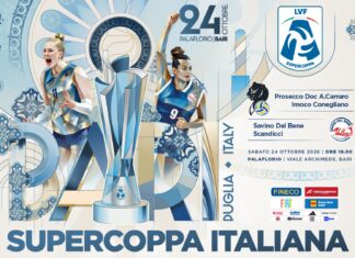 07-10-2026: La Supercoppa Italiana arriva a Bari, Conegliano e Scandicci si sfidano al PalaFlorio